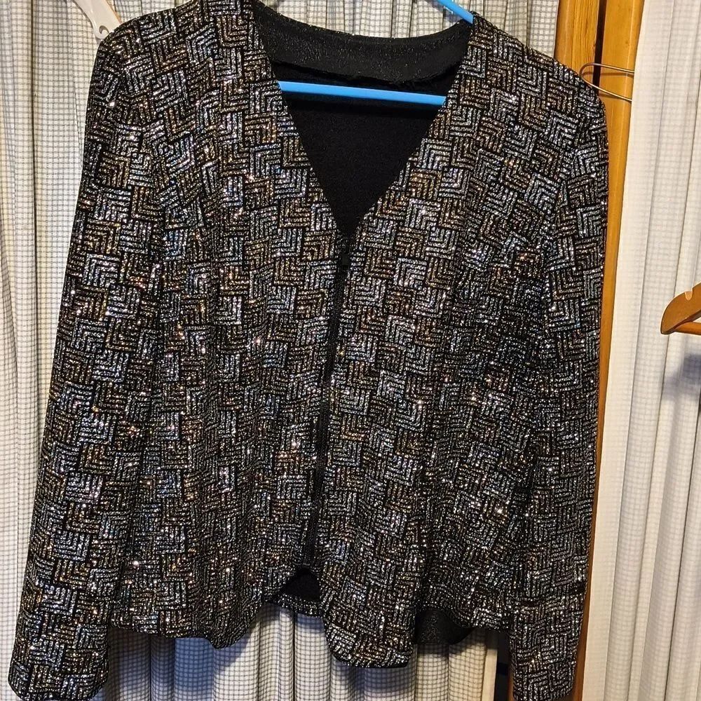 Handmade glitter jacket